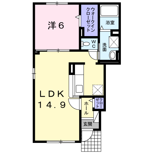 ラカーサミーアVの間取り