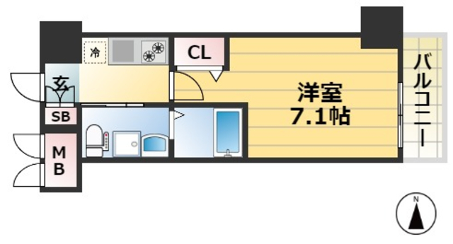 グルーブAriaトアロードの間取り写真