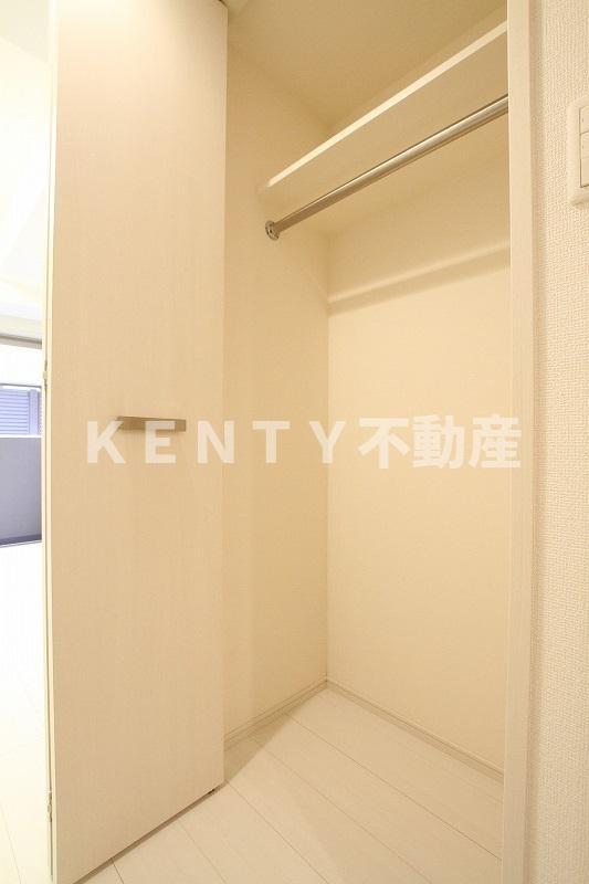 収納　たっぷりとした収納スペースです