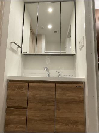 洗面設備　2023年竣工　レガリス品川南大井II：洗面台