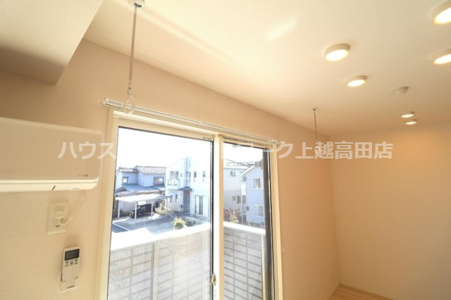 眺望　室内物干し