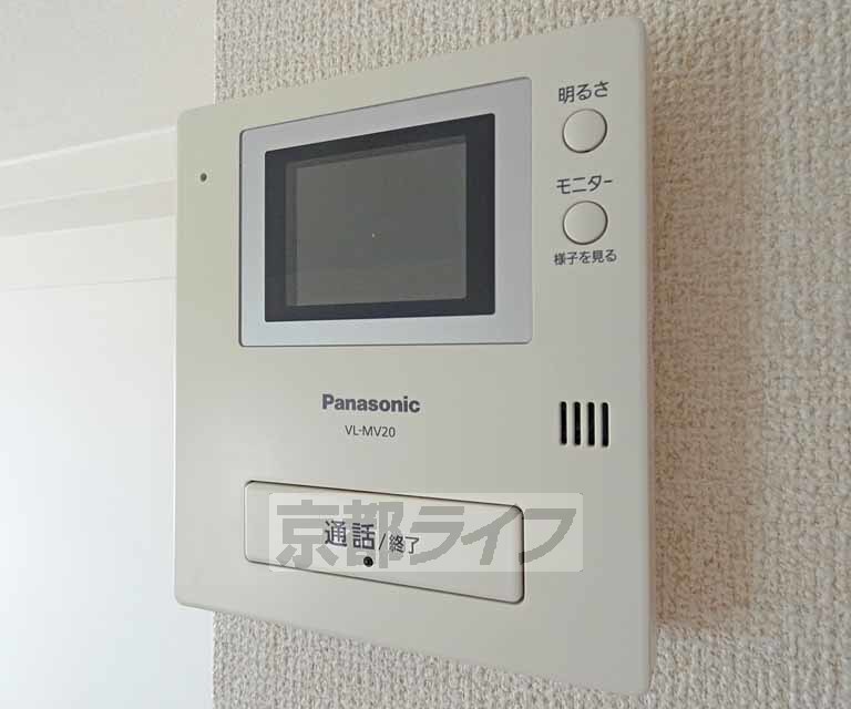 セキュリティ　モニター付きインターホンです。