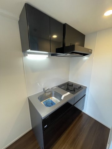 キッチン　システムキッチン二口ガスコンロ