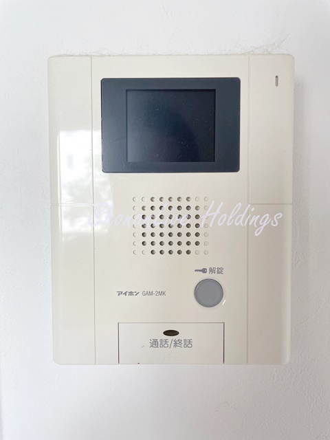 セキュリティ　モニタ付きインターホンで安心♪