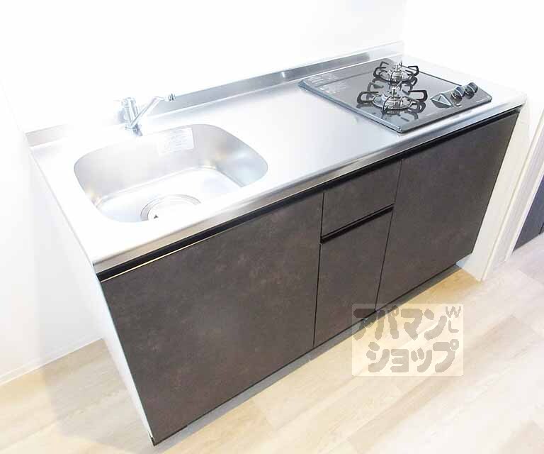 キッチン　２口ガスコンロのシステムキッチンです！