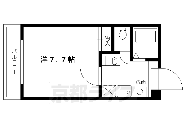 エクセレア北山の間取り写真