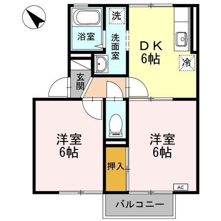 シャルマン・レジデンス21 Bの間取り写真