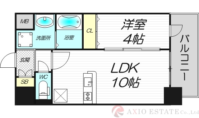 プレサンス新大阪イオリアの間取り写真