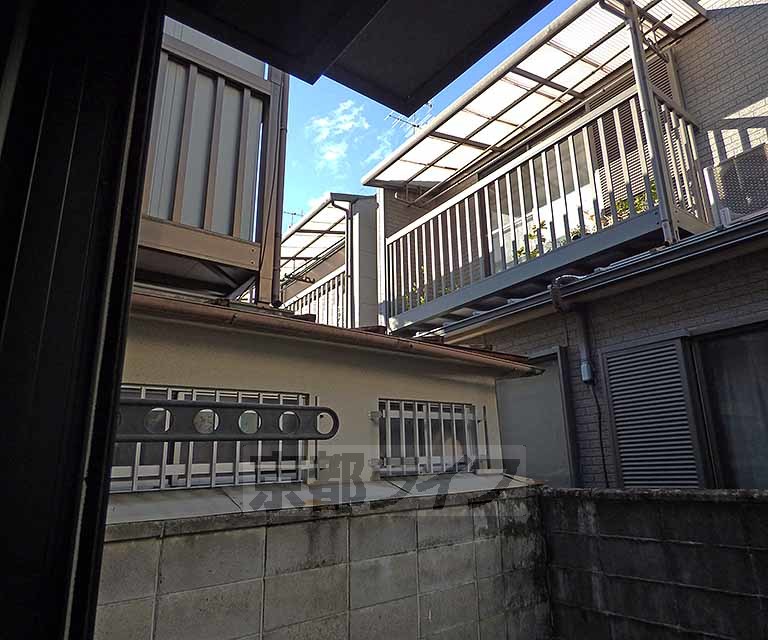 【京都市北区小山上総町のアパートの眺望】