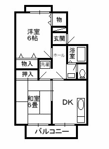 サンハイツ宮原Ａ425-4の間取り