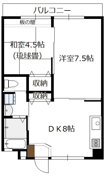 島村ビルの間取り