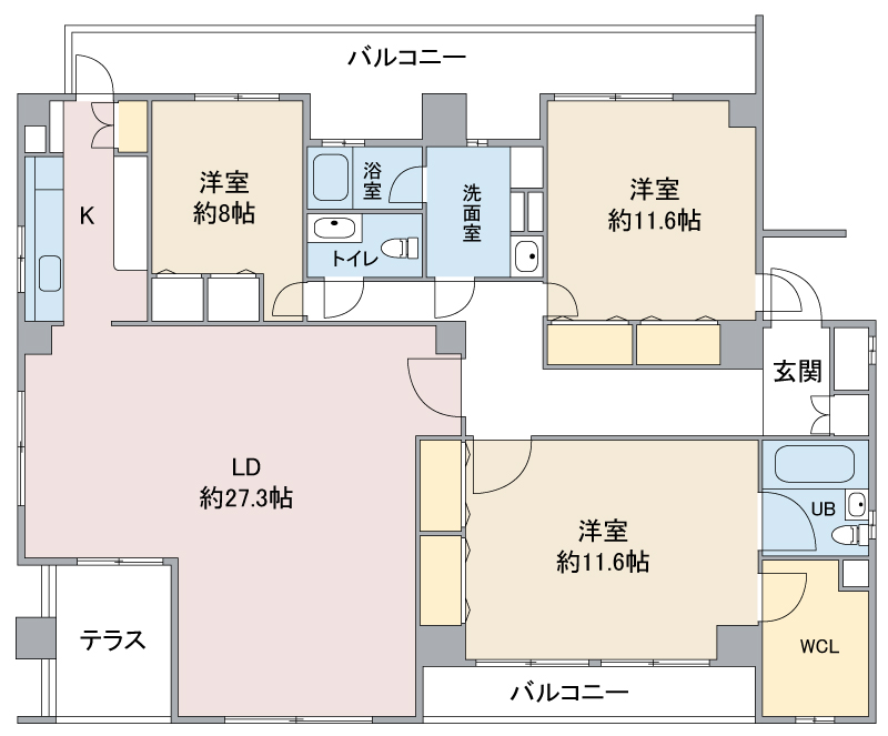 コンソロール１の間取り