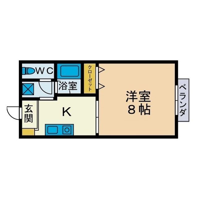 神奈川県厚木市水引１（アパート）の賃貸物件の間取り
