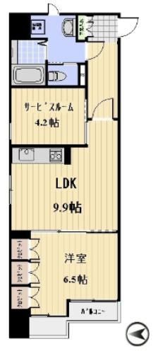 グランカーサ浅草の間取り