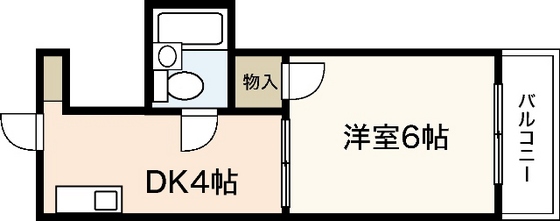 広島市安佐南区上安のマンションの間取り