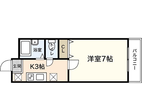 広島市安佐南区大塚西のマンションの間取り