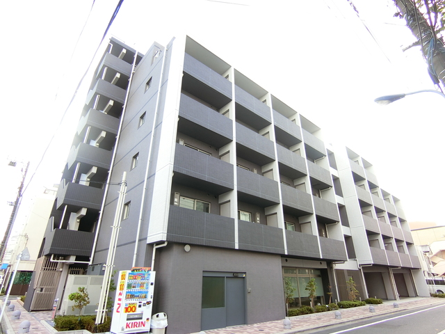 北区昭和町のマンションの建物外観