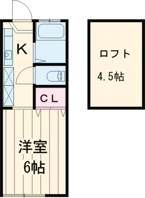 【フロムココIIの間取り】