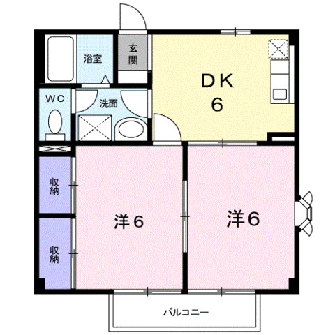 パルハイムの間取り