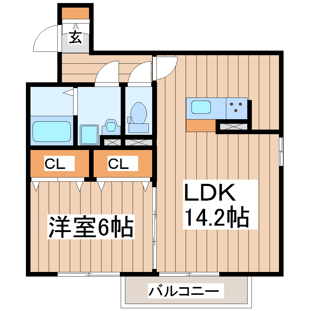 【ガーデンコートAIHARAの間取り】