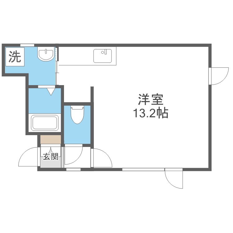 わっず福住の間取り