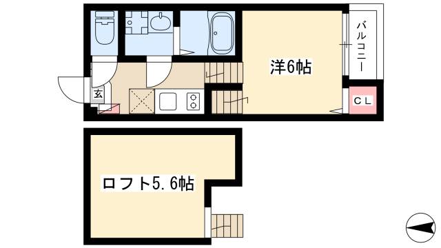 ハーモニーテラス荒中町IIの間取り