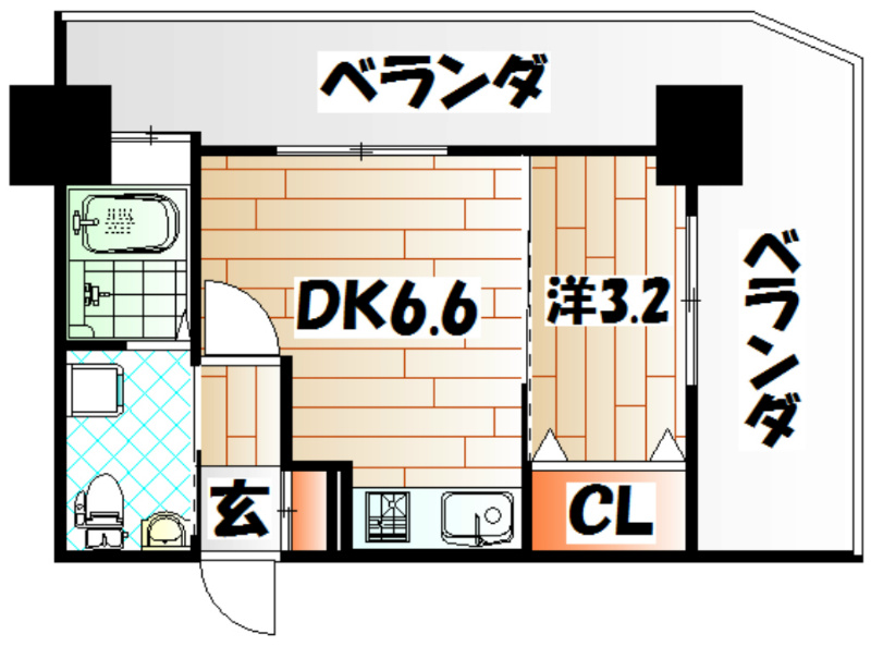 No.71 オリエントトラストタワーの間取り