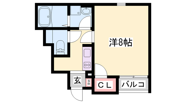 加古郡稲美町国岡のアパートの間取り