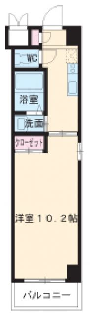 あま市中萱津のマンションの間取り