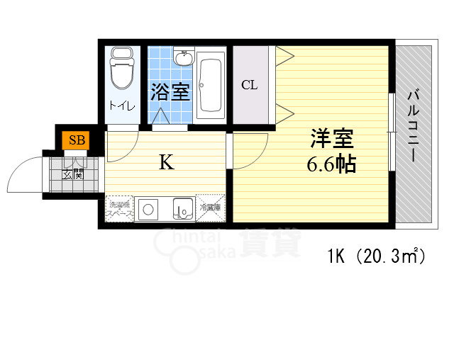 エスリード京橋ステーションプラザの間取り