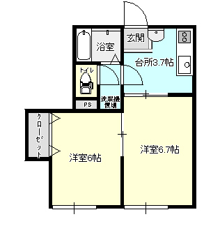 プレフェクチュール古川の間取り