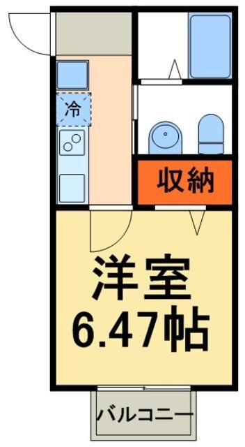 我孫子市栄のアパートの間取り