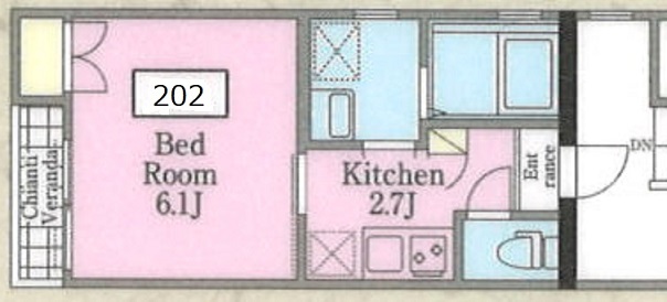 サンロータスの間取り写真