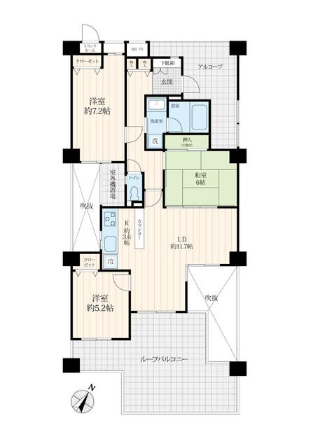 弘明寺マンション（仮称）の間取り