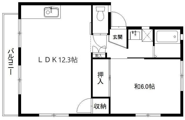 エスポワールIの間取り