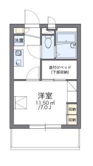 レオパレスステラハウスの間取り