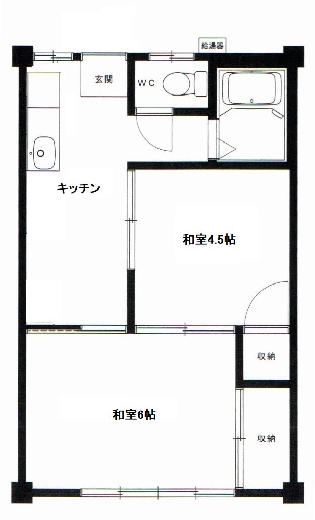 コーポサツキの間取り