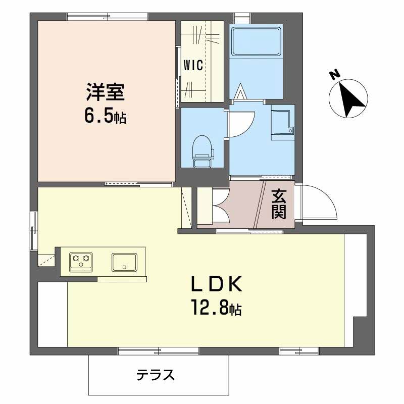 メゾンパストラル　IIの間取り