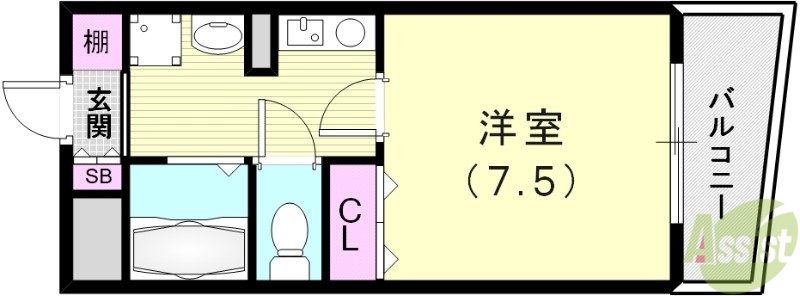 シーショア垂水の間取り