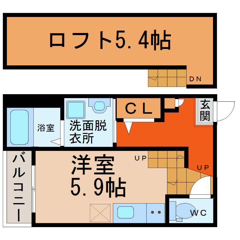 ｓｔａｇｅ新栄の間取り