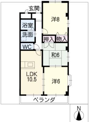 エトワール霞の間取り