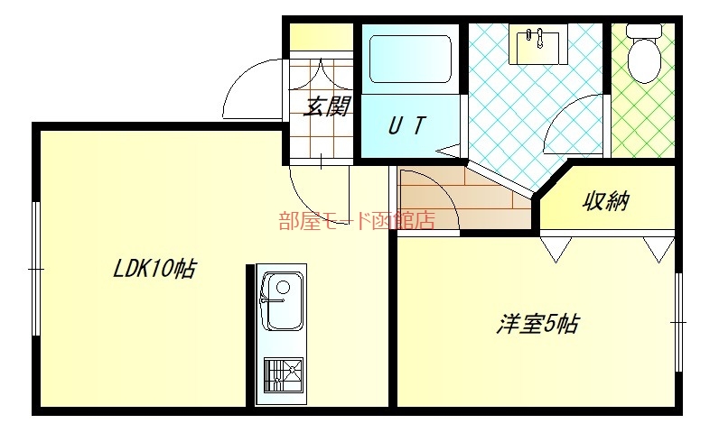 SUNRISE桔梗の間取り