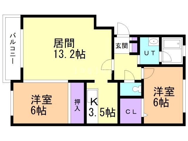 ルネサンス山の手Ｃ棟の間取り