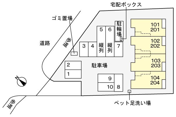 【モントランブランの駐車場】