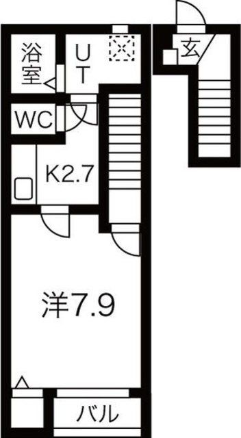 アプリーレの間取り