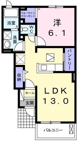 ライジング　サンの間取り