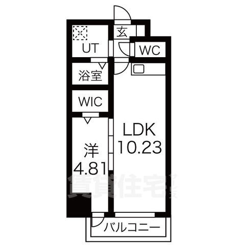 堺市中区深井沢町のマンションの間取り