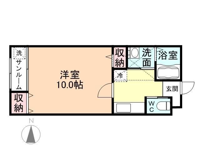 ＥＡＲＬＳ　ＣＯＵＲＴ　Ａ棟の間取り