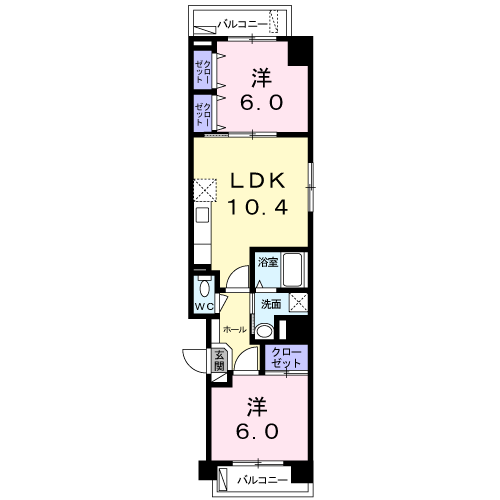 サンセリテ東京の間取り