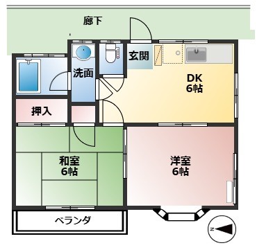 メゾン寿の間取り